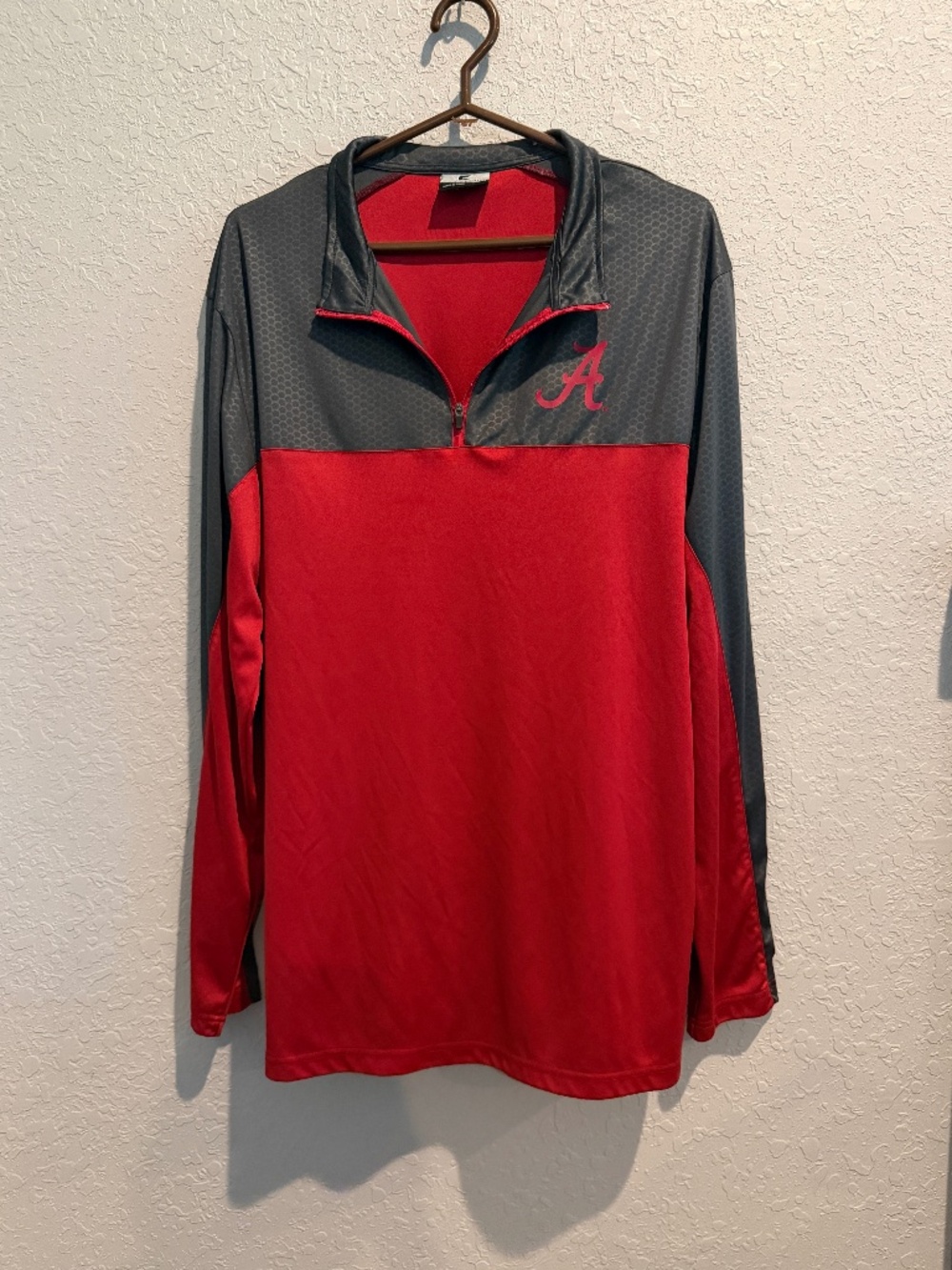 Mens XXL Alabama 1/4 Zip Long Sleeve
